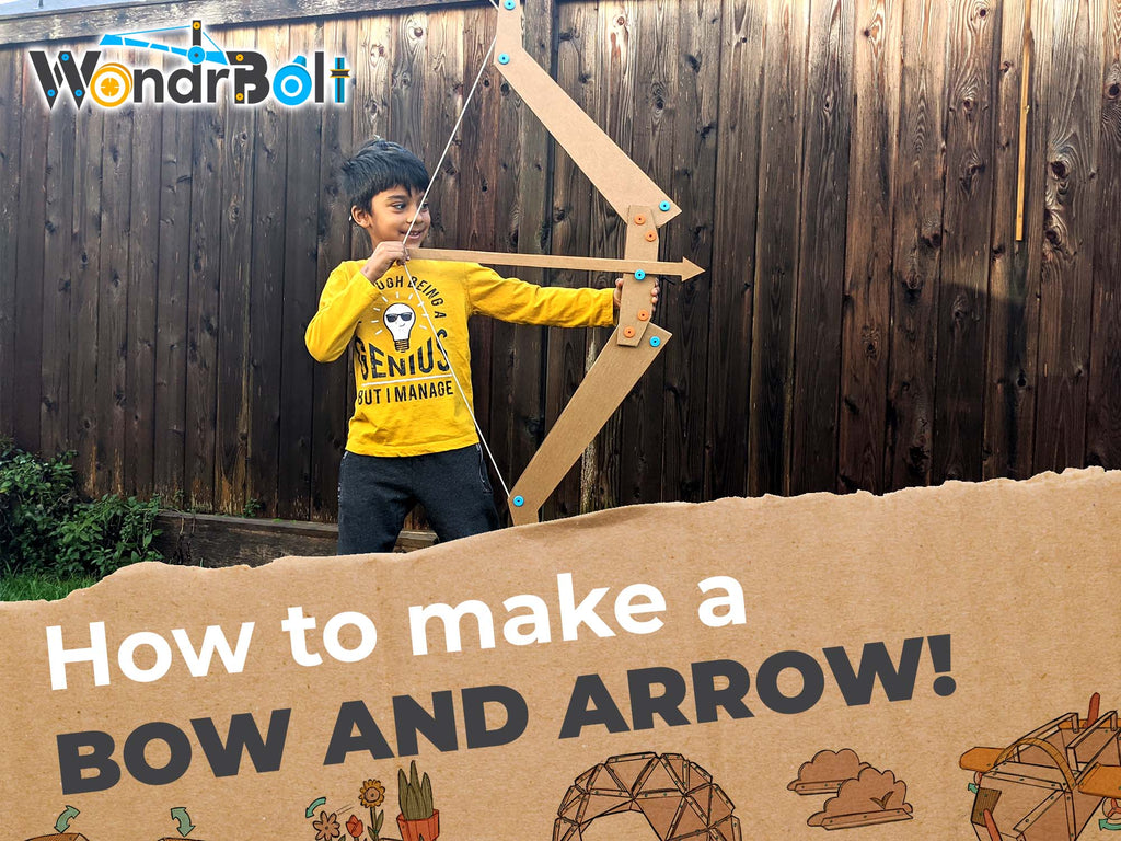 Make a cardboard Bow and Arrow